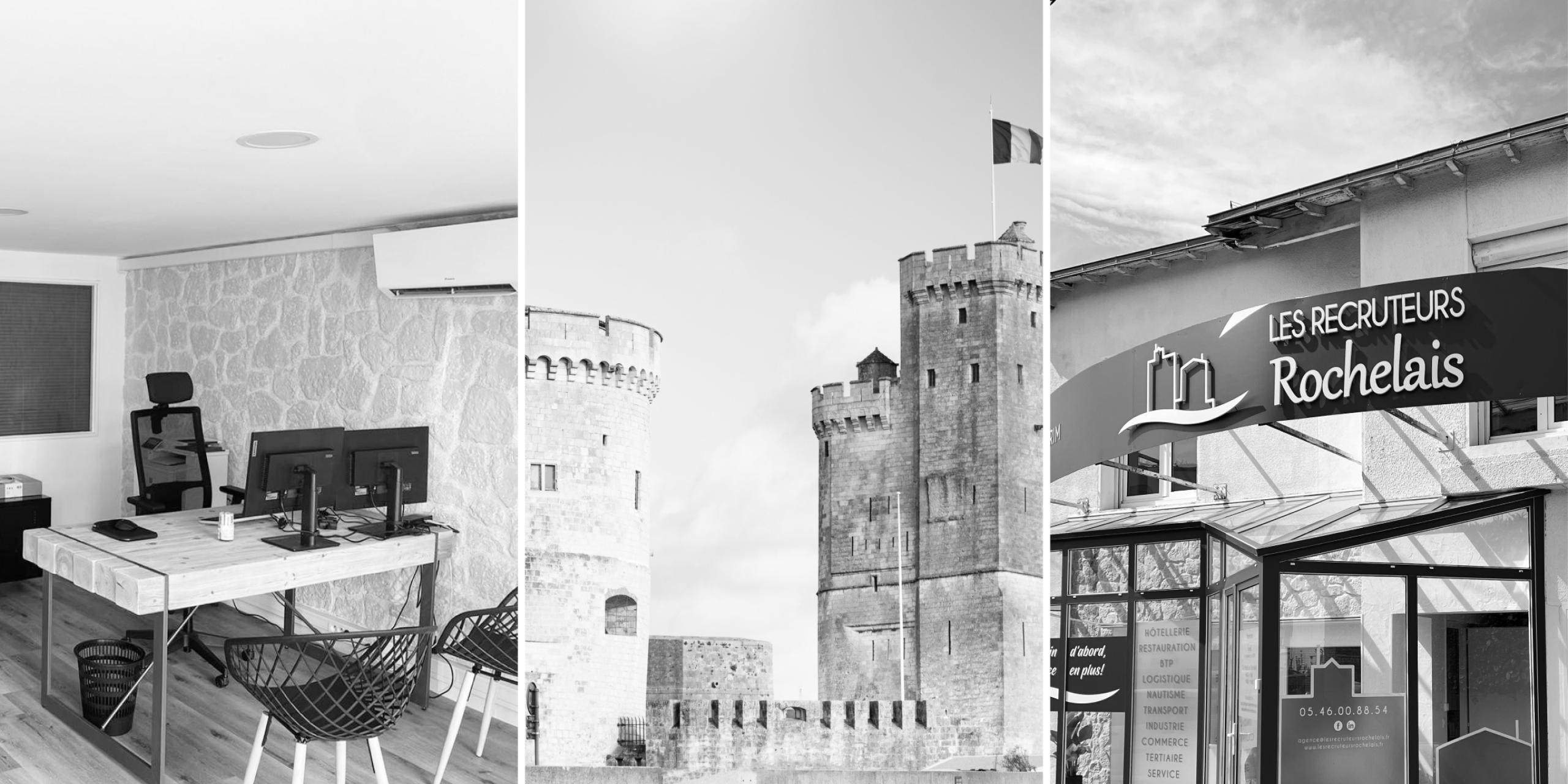 Le port de La Rochelle en Charente-Maritime de nuit